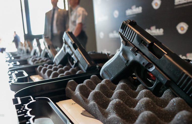 Polícia Militar distribuí 50 mil pistolas para unidades operacionais em todo o Estado
