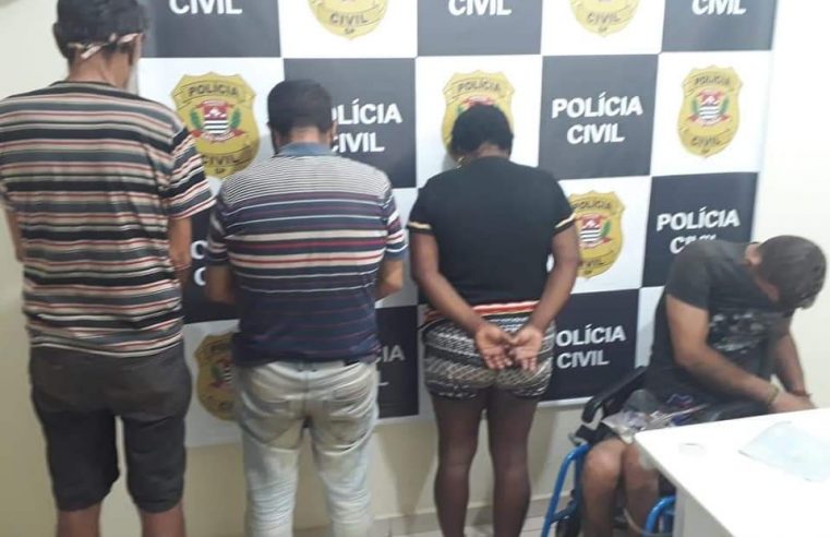 DIG de Avaré prende quatro suspeitos de latrocínio.