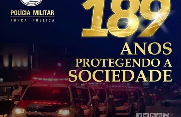 Policia Militar 189 anos