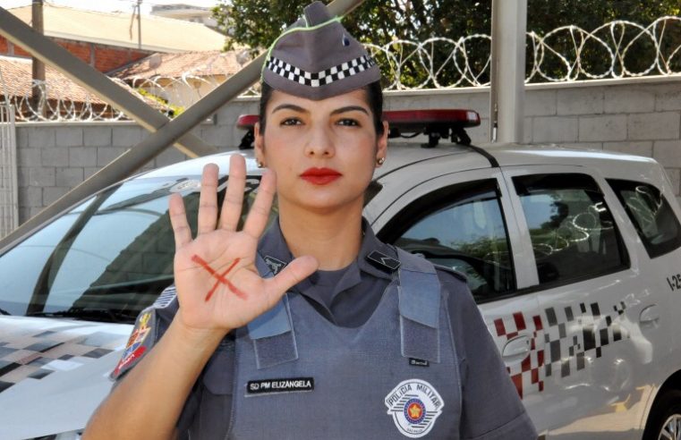 Polícia Militar faz campanha de combate e prevenção à violência contra a mulher