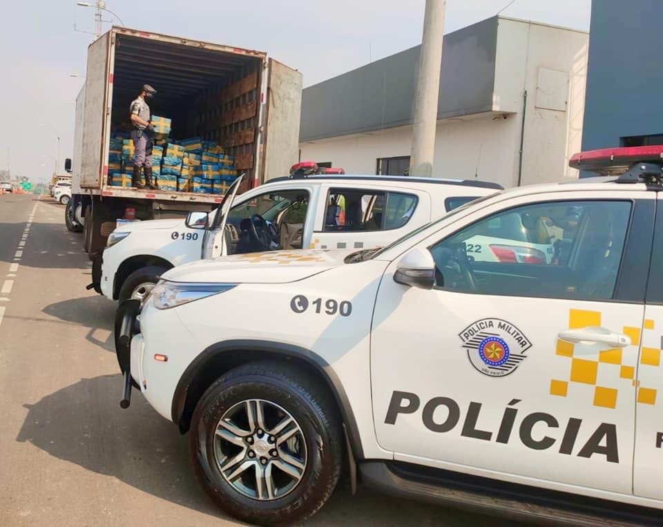 Policiamento Rodoviário de Bauru apreende mais de 2,8 toneladas de maconha