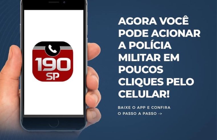 Polícia Militar lança App para facilitar registro de ocorrências